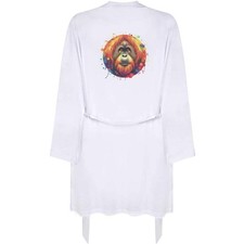 'Colourful Orangutan' Adult Dressing Robe / Gown RO047491