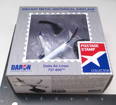 1:300 Delta Boeing 737-800 Commercial Jet Plane by Daron Stamp
