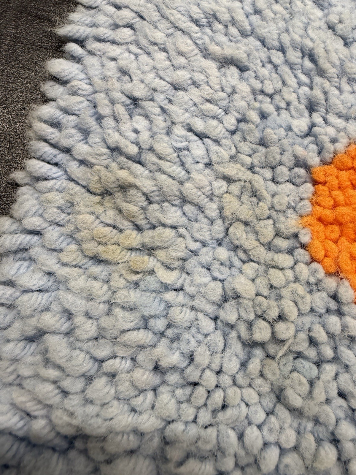 Vintage 1970s Sesame Street Bert And Ernie Latch Hook Rug READ