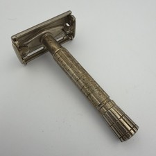 Vintage GILLETTE K1 Flare Tip Super Speed Double Edge Safety Razor Made in USA