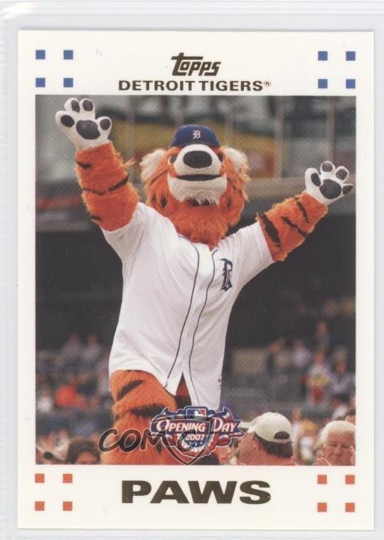 2007 Topps Opening Day Paws #196 Rookie RC 0b5