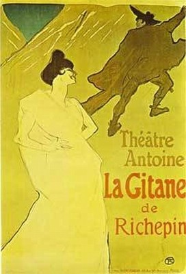 La Gitane de Richepin , Poster 56 x 82 cm