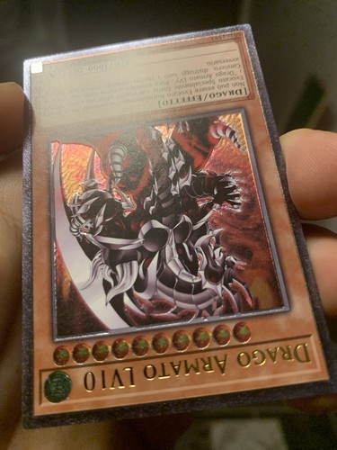 Yugioh Armed Dragon LV10 op15-en001 ultimare rare misprint italian hot! - Picture 3 of 5