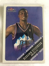 2000-01 Fleer Tradition Glossy DeShawn Stevenson 3225 Rookie RC Utah Jazz /1500
