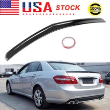 Painted Black Trunk Spoiler For Mercedes Benz W212 E Class Sedan E350 2010-2015