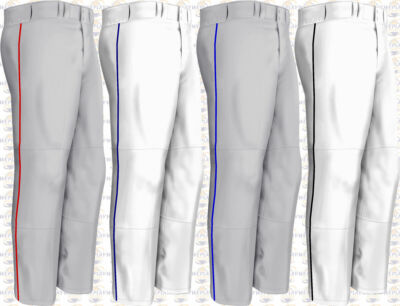 Easton Jugend Jungen Rivale Baseball Hose W / Paspel Borte Offen Unten A164562