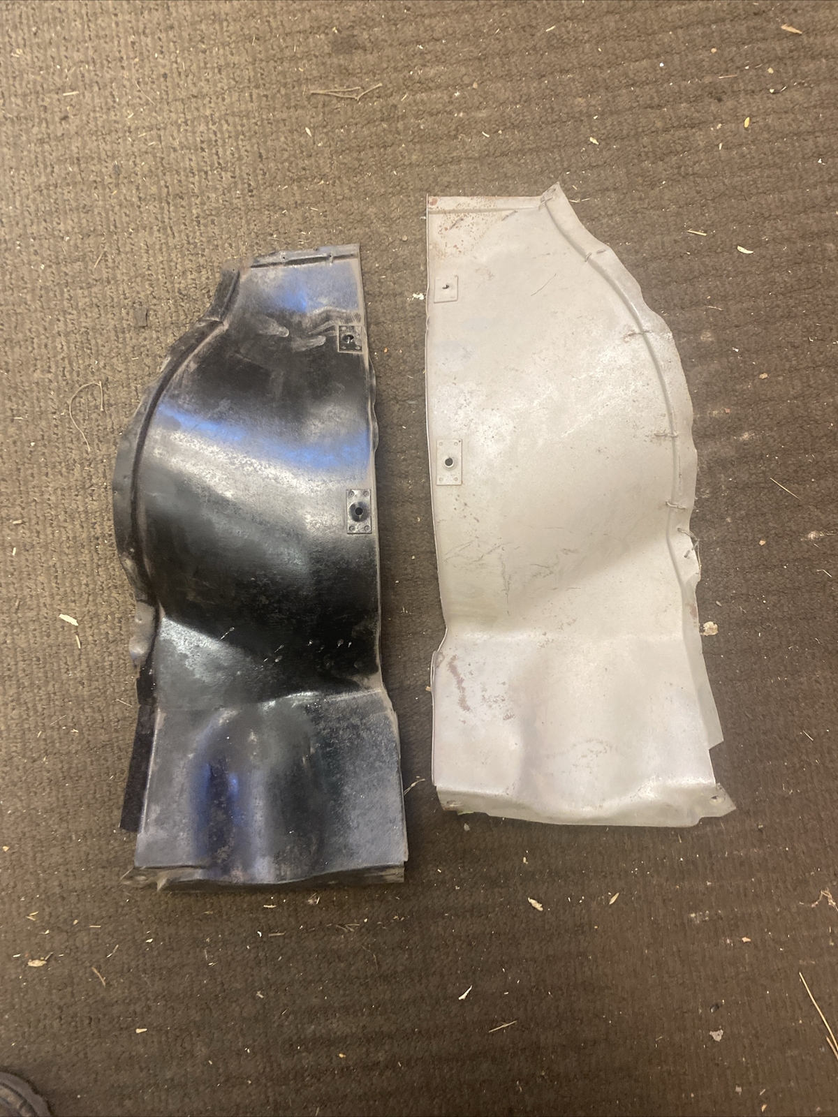 56 57 Chevy Radiator Lower Front Splash Shield LH And Rt. Sides 1956 ...