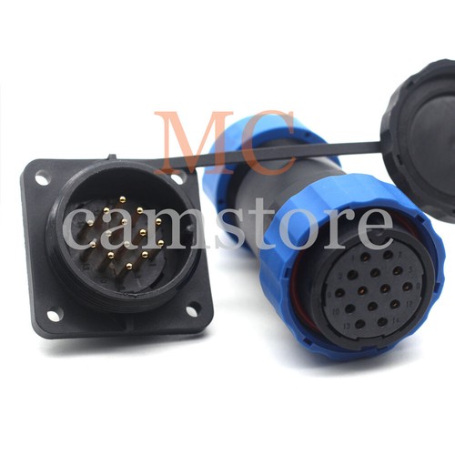 SD28 2-26 Pin Panel Mount Waterproof IP67 Connector,Electrical Cable Connector - Picture 22 of 27