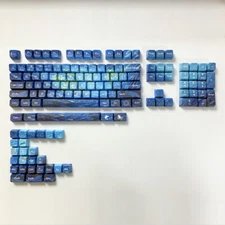MDA Profile Blue Starlit Sky Dye Sublimation PBT Keycap Set