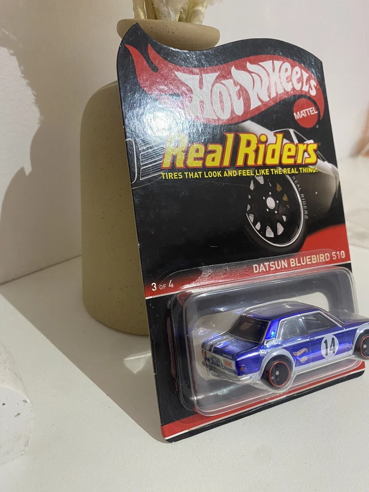 Very Low#112 HOT WHEELS RLC Datsun Bluebird 510 Real Riders Series 14 - Image 4 of 4