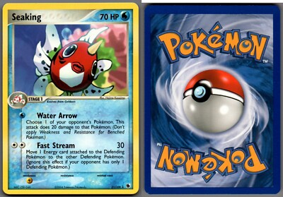 2003 Pokemon, EX Ruby & Sapphire Battle Stadium, #21/109 Seaking, Rare