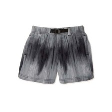 Wonder Nation Boys Buckle-Up Shorts, Black/Gray Size XXL  18 