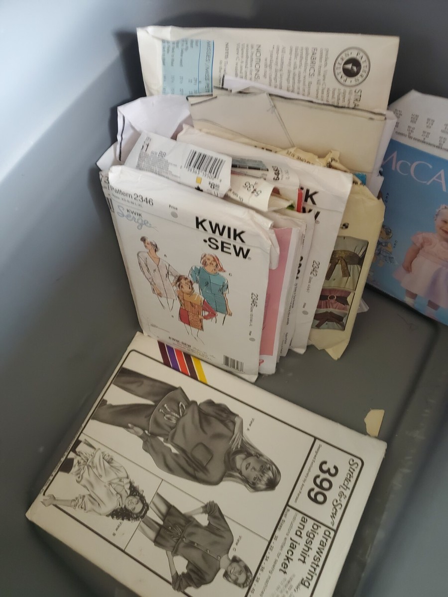 Random Surprise Lot Of 10 Sewing Patterns New Used All Sizes