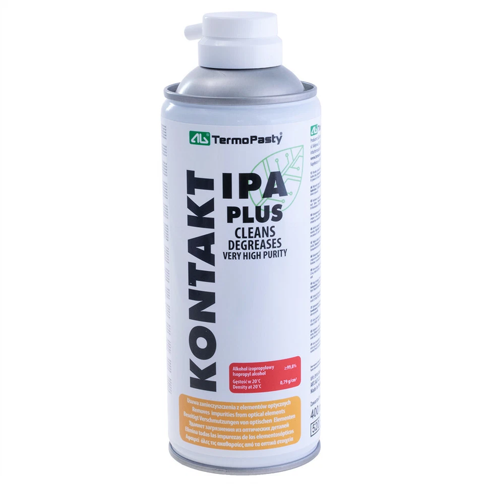 AG CHEMIA Kontakt IPA Plus Spray 400ml Isopropanol Entfetter Elektronik Reiniger m. Bürste