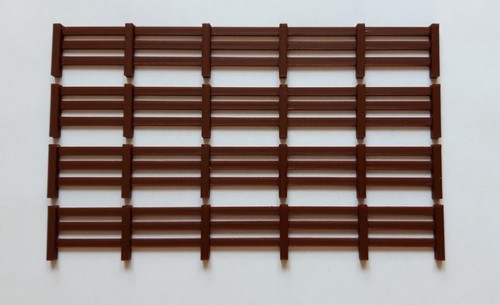 Lot De 15 Barrières Plastique échelle 0 (1/43) Pour Décor Train Miniature
