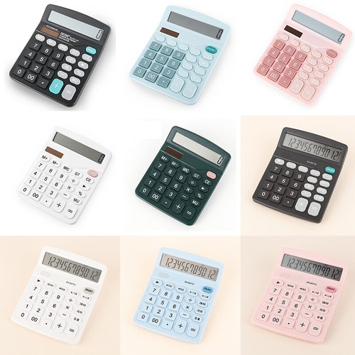 12-Digit Large LCD Display Calculator Standard Function Calculator With Solar - Picture 2 of 23