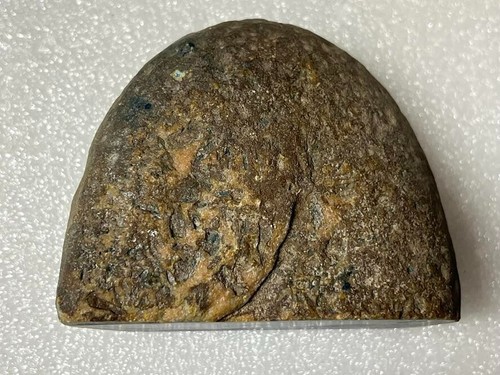 Natural Brazilian Banded Blue Agate Druzy Polished Geode Slice Gemstone ~ 3 x 4" - Picture 8 of 12