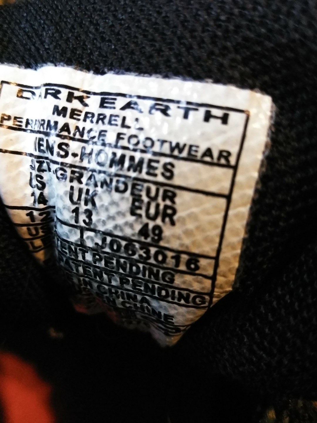 merrell dark earth shoes