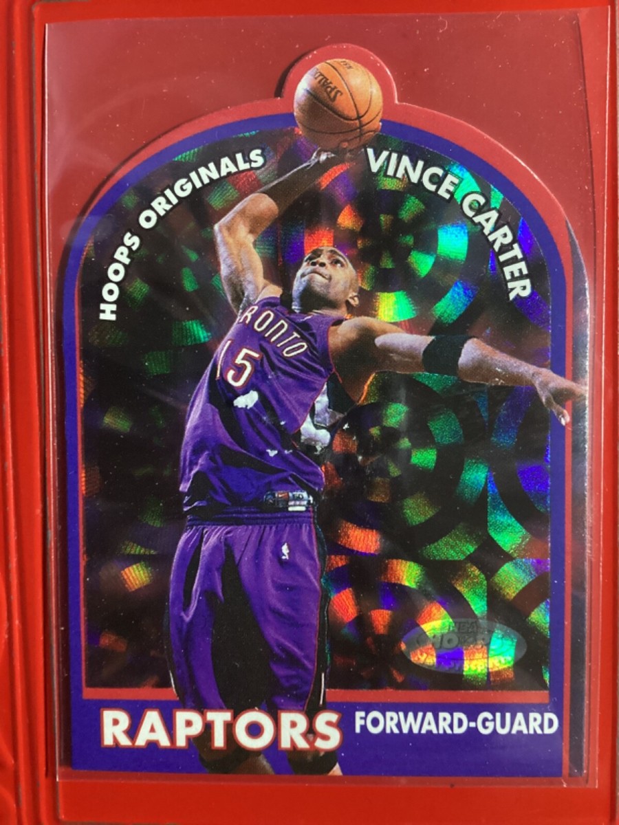 Vince Carter 2000 Fleer Hoops Originals Die Cut Holo 1 of 10