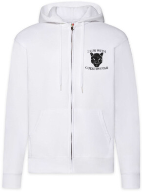 I Run With Guenhwyvar Zipper Hoodie The Legend Drizzt Dark Elf Do'Urden Trilogy