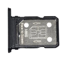 OEM ONEPLUS 10R CPH2411 REPLACEMENT BLACK DUAL SIM CARD HOLDER TRAY