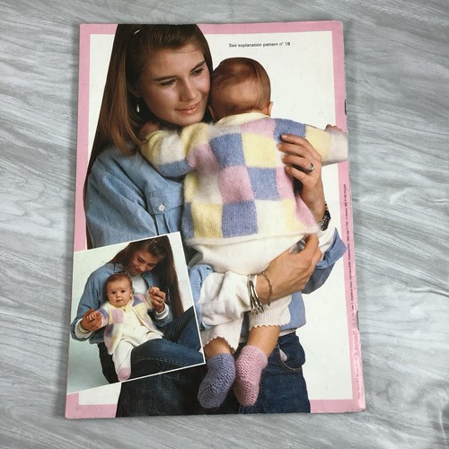 Phildar Mailles Baby Clothes Knitting Pattern Booklet 103 Birth To 2 Years 1983 - Picture 7 of 24