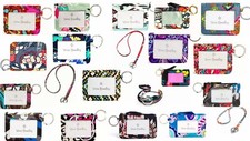 NWT VERA BRADLEY ID HOLDERS - REDUCED SALE PRICES CAMPUS DOUBLE ID OR ZIP ID