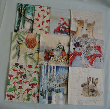 100 Servietten Serviettentechnik MIX Konvolut  B16 verschiedene Motive Bereiche