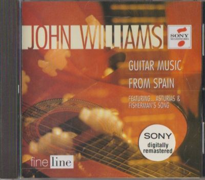 C.D.MUSIC F573    JOHN WILLIAMS  : GUITAR MUSIC FROM SPAIN   CD