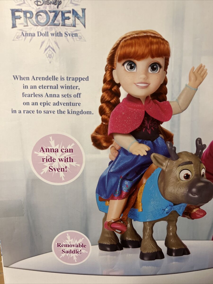 Disney Frozen Anna Doll with Sven Kohl's Exclusive 2019 New Disney Frozen Anna Doll with Sven Kohl's Exclusive 2019 New