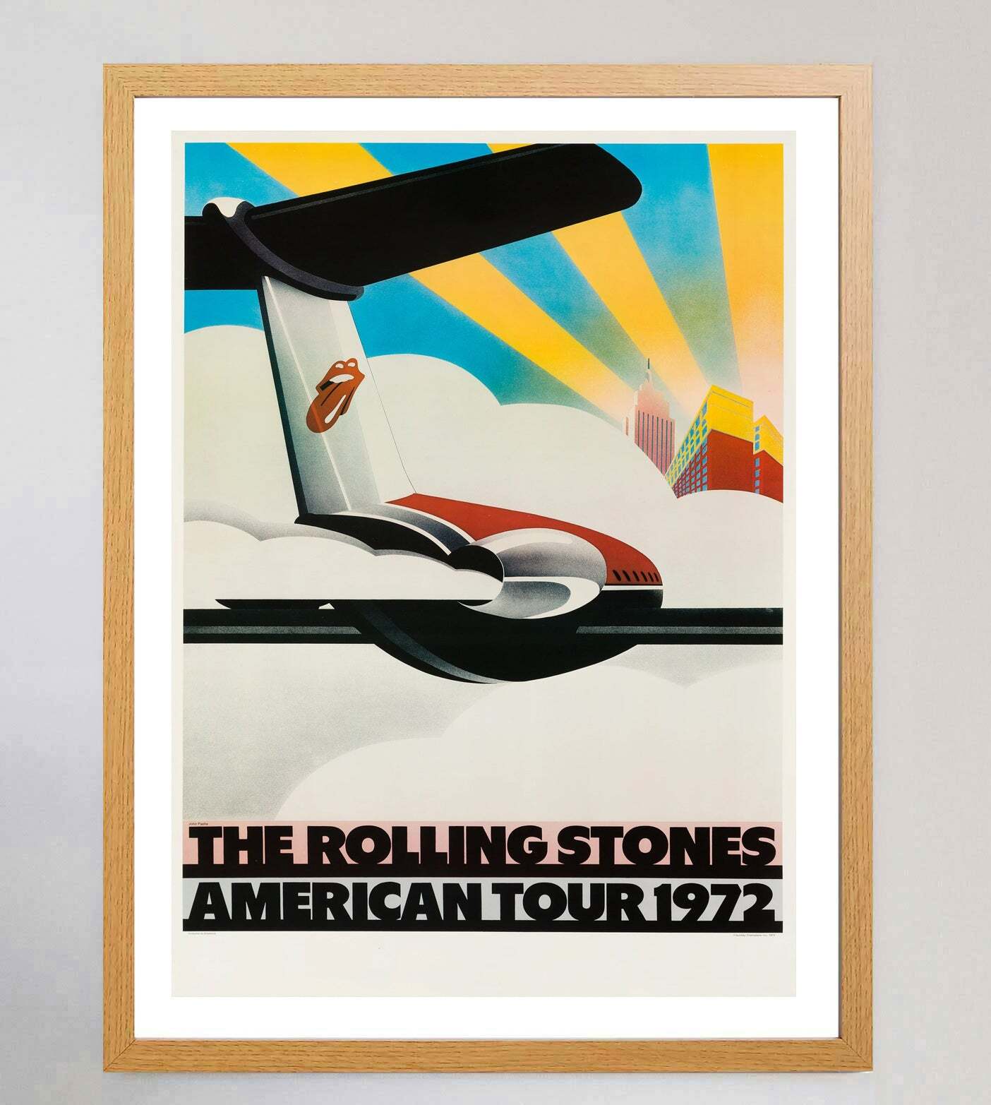 Rolling Stones American Tour 1972 Original Vintage Poster eBay