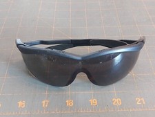 Vtg AOS Z87 SHIELD SUNGLASSES SAFETY WEAR Black Black