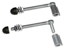 Edelstahl Scharniersatz für Gartenpforten GAM12-130, P00011582 (2 Stück)