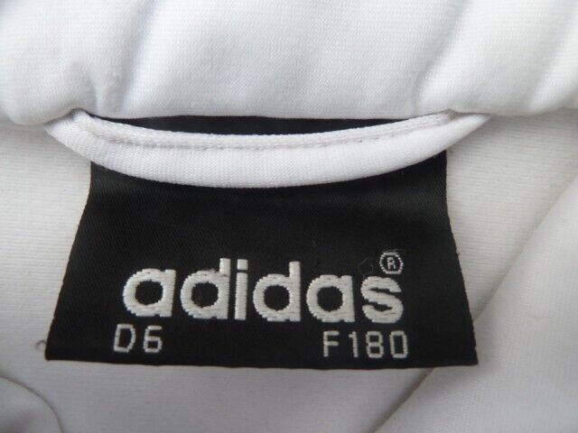 adidas 90s D6 F180 Track Jacket Men's Medium White Oversized adidas 90s D6 F180 Track Jacket Men's Medium White Oversized