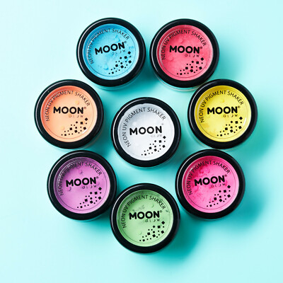 Moon Glow - Neon UV Pigmentschüttler / loser Augenstaub - für Gesicht, Körper & Nägel