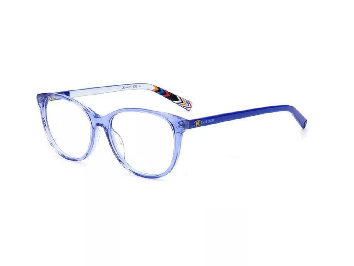 Женские очки MISSONI MMI0006-PJP-52 размер 52 мм 16 мм 140 мм синие 7890₽