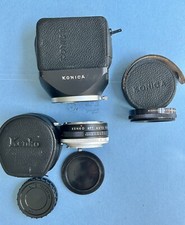 3/KONICA SQUARE LENS HOOD 24-28mm CLOSE UP LENS no 1 55 mm KENKO TELEPLUS