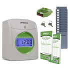 uPunch Hn1500 Starter Time Clock Bundle 100-Cards & Card Rack & Ribbon & Keys