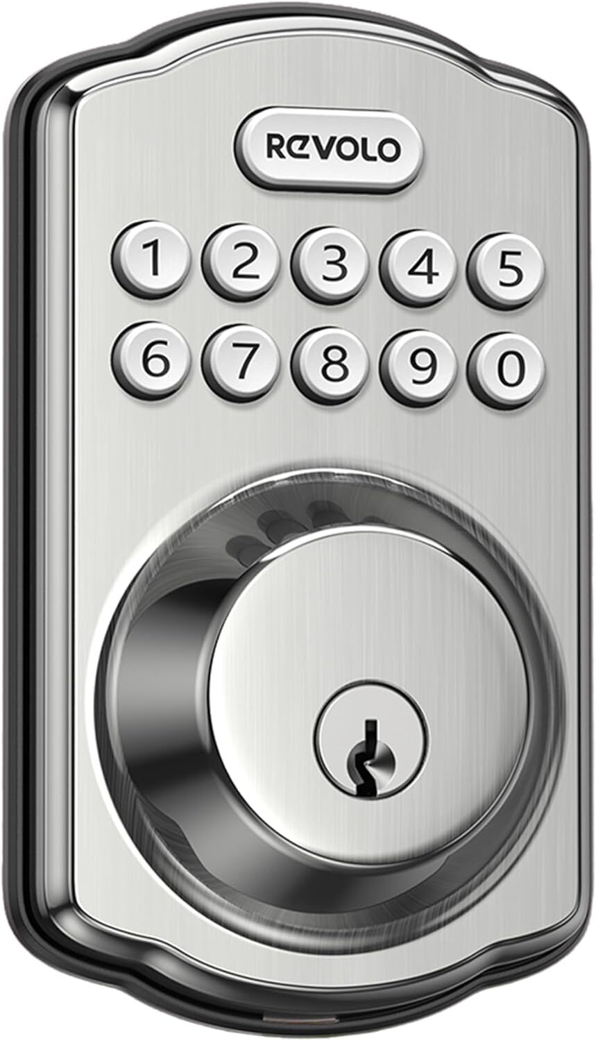 Revolo RE001 Electronic Keypad Deadbolt Keyless Entry Door Lock Keyed