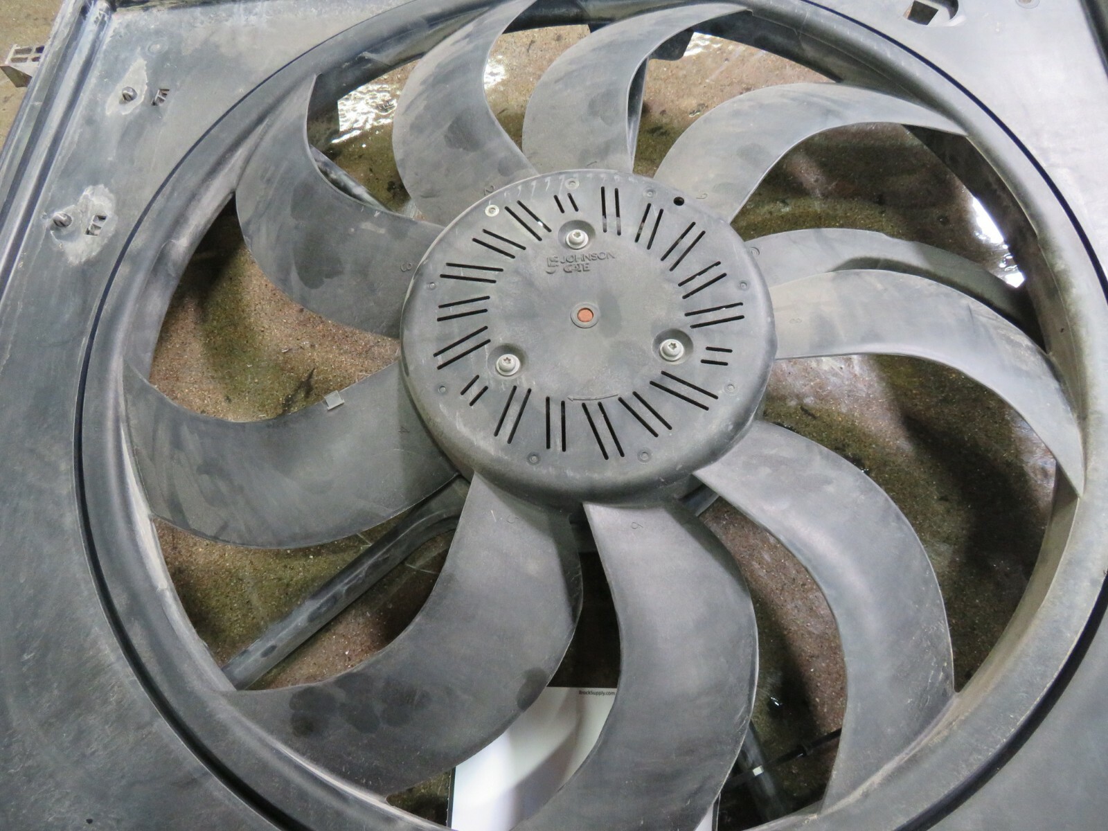 Maserati Ghibli, Radiator Conditioner Fan Motor Assembly, Burn, P/N 670003403