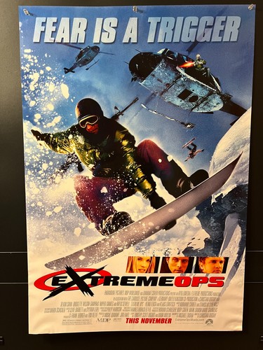 Extreme Ops Movie Poster 27x40 D/S original and authentic movie theatre used