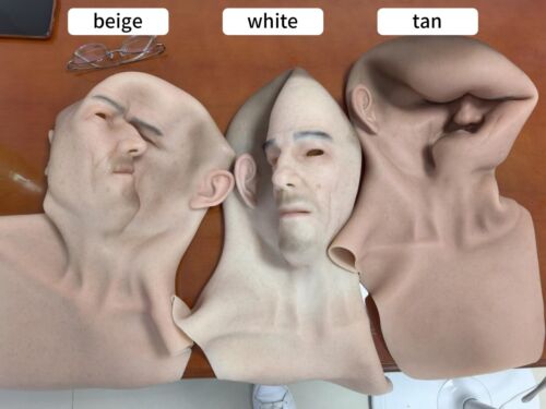 AI Realistische Silikon männliche Maske volle Maske Verkleidung Cosplay - Bild 6 von 14