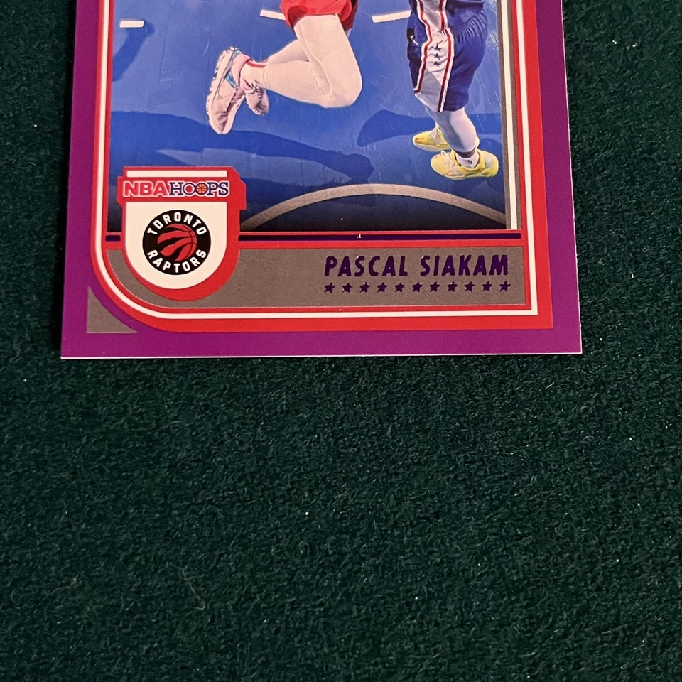 Pascal Siakam 2022-23 NBA Hoops Purple Parallel Card No. 40 Toronto Raptors - Image 3 of 4