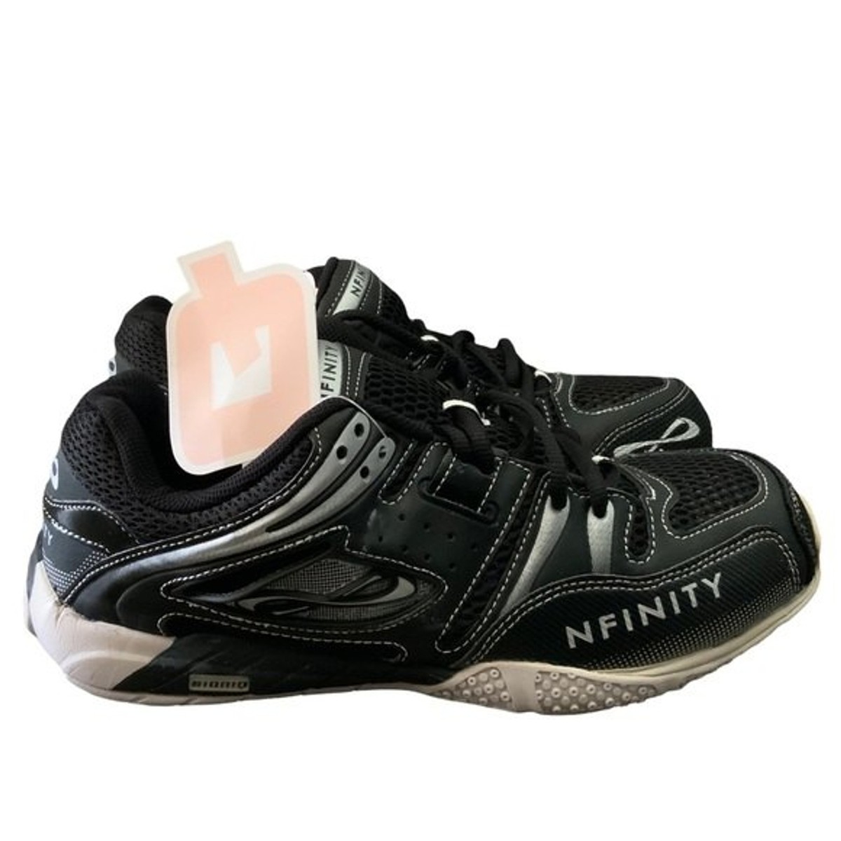 black high top nfinity cheer shoes
