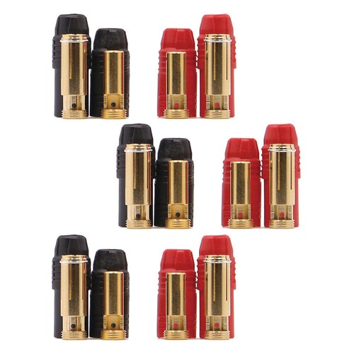 6 Pairs AS150 Connector 12PCS Male+Female Plug 7mm Gold Plated Banana Plug Set - Picture 2 of 7