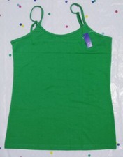 Ladies Stretch Plain Strappy Vest Cami Women's Tank Top Cotton Cami High Quality