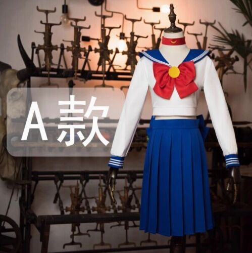 Anime Sailor Moon Tsukino Usagi Halloween Cosplay Uniform Dress Outfit Costume - Picture 2 of 15