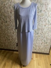 Alex Evenings Blue Special Occasion Dress Size 6P Petites VTG
