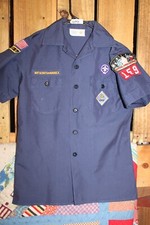 Boy Scouts of America BSA Youth Shirt Large Blue Cub