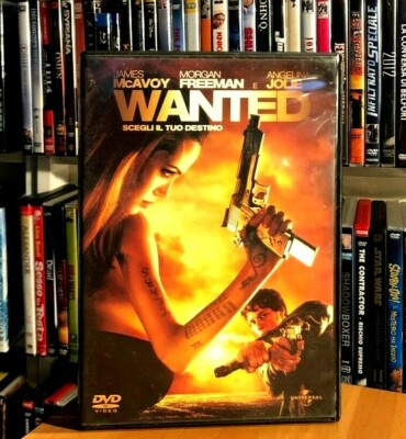 WANTED SCEGLI IL TUO DESTINO (2008) Angelina Jolie Morgan Freeman DVD COME NUOVO